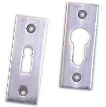 Štítek závorový 26089, na vložku, hranatý, hliník (balení 6 ks) (003914) - Kliky, okenní a dveřní kování, panty Kování dveřní Kování dveřní mezip. hliník, bez PÚ